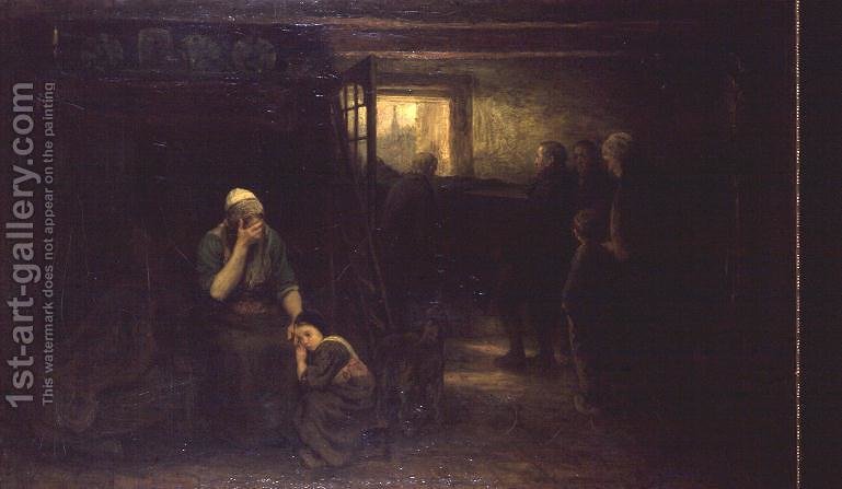 769x447 Grief Out Of Darkness Into Light Jozef Israels Reproduction 1st - Grief Painting