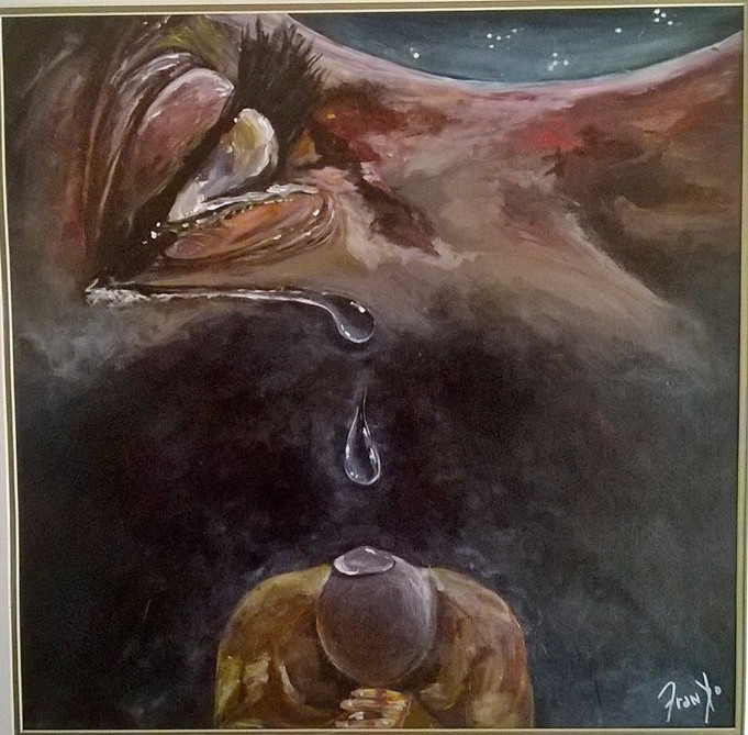 681x669 Missing You A Painting Of Grief - Grief Painting