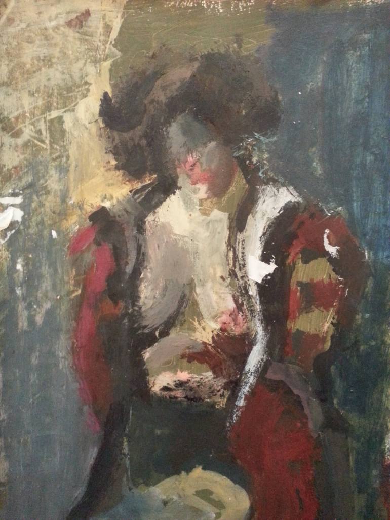 770x1027 Saatchi Art Grief Painting By Teon Kur - Grief Painting