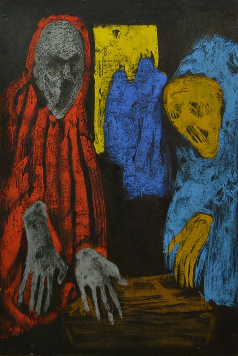 770x1151 Saatchi Art Grief Painting By Abram Dikoy - Grief Painting