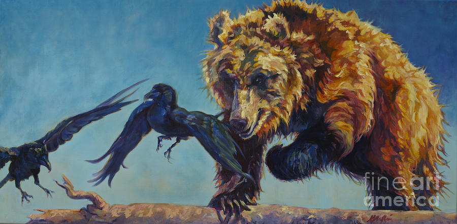 900x441 Larry,curly, And Moe Painting By Patricia A Griffin - Griffin Painting