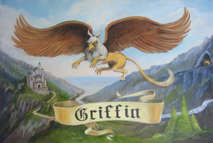720x485 Special Request Commissions Fran Bizal Artist - Griffin Painting