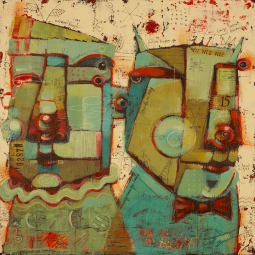 500x500 Painting Bar And Grill (Original Art By Brenda York) - Grill Painting