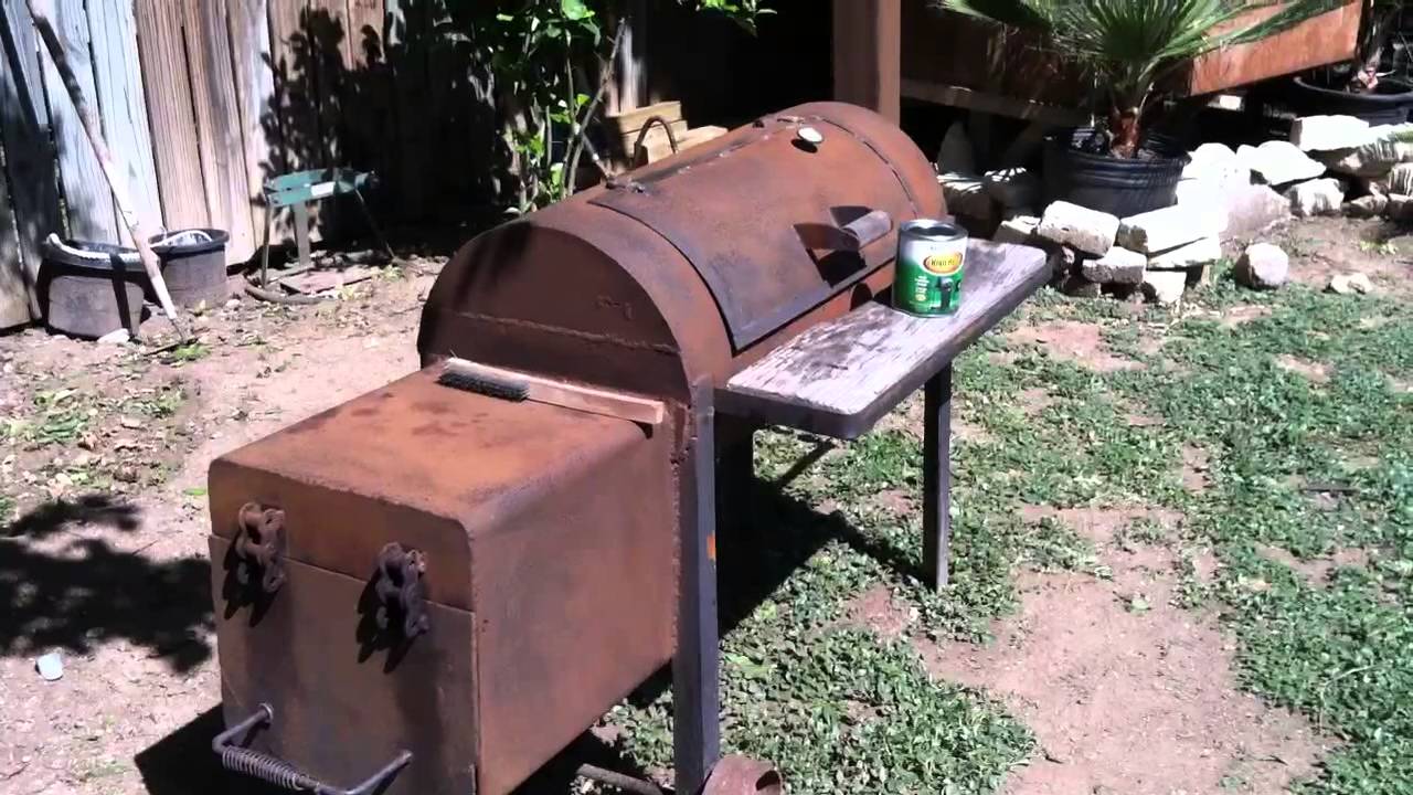 1280x720 Painting Bbq Pit Pt1 - Grill Painting
