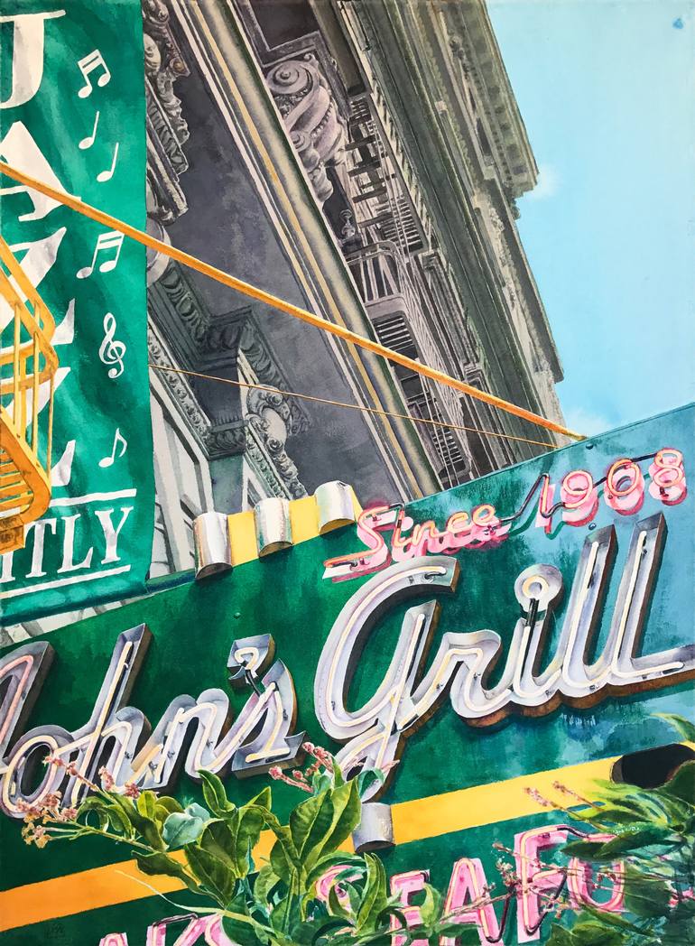 Grill Painting at Explore collection of Grill Painting