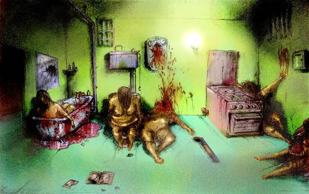 636x400 Sketchbook Grim Reaper's Dark Art Sketchbook - Grim Reaper Oil Painting