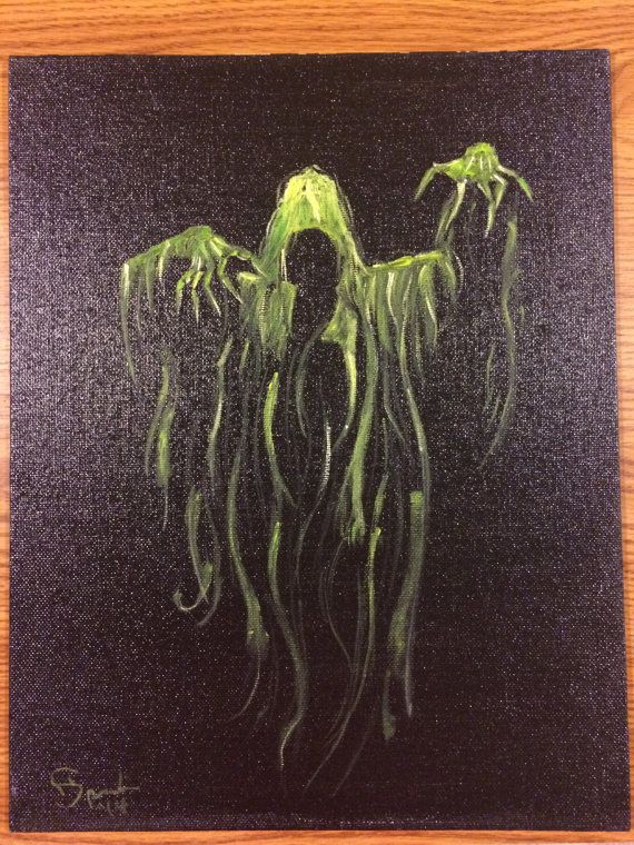 570x760 The Grim Reaper, Scary, Dark, Death, Halloween, Creepy, Handmade - Grim Reaper Oil Painting