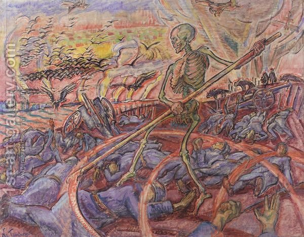 600x467 The Grim Reaper Nikolai Aleksandrovich Tarkhov Reproduction 1st - Grim Reaper Oil Painting