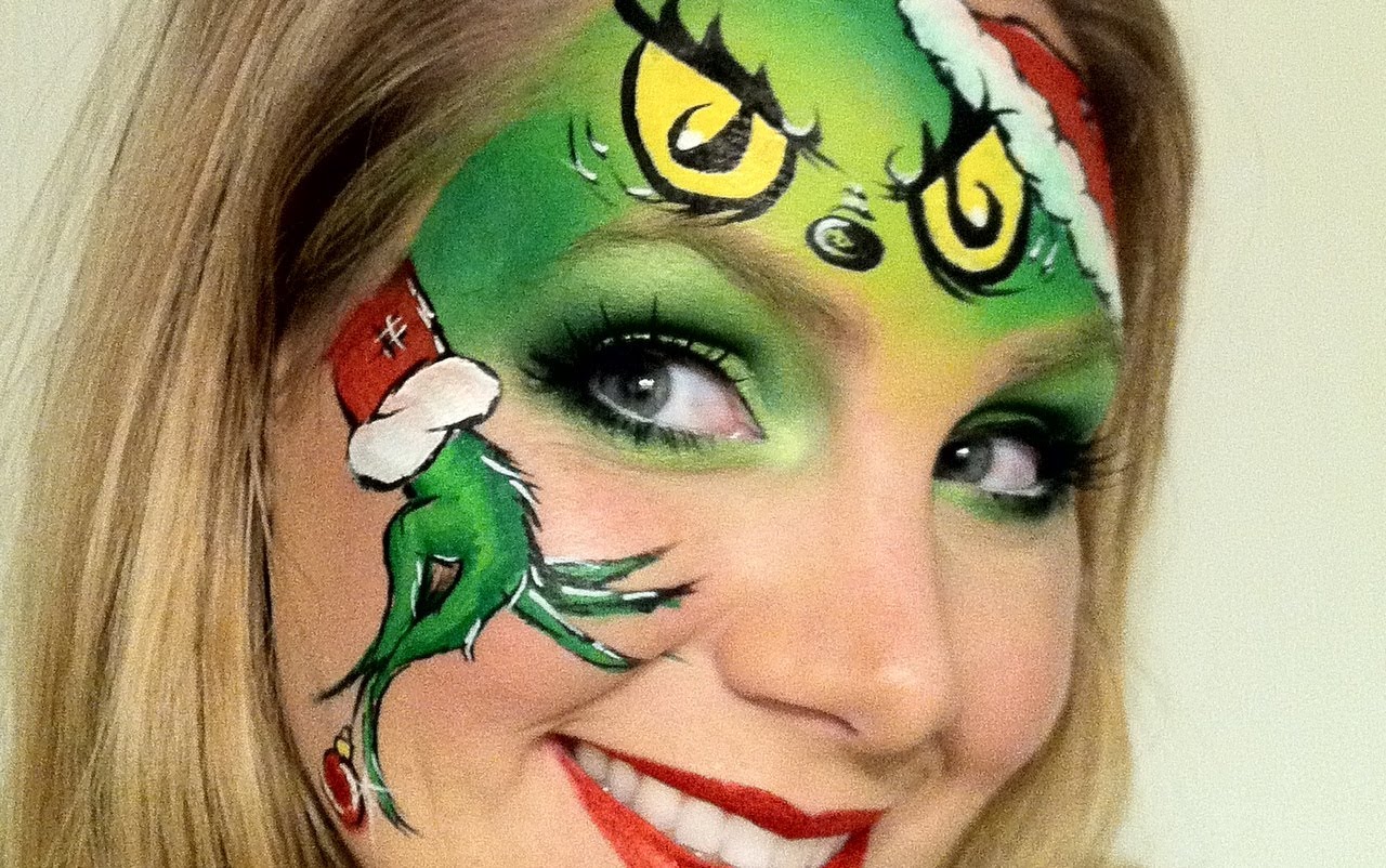 1280x802 The Grinch - Grinch Face Painting.