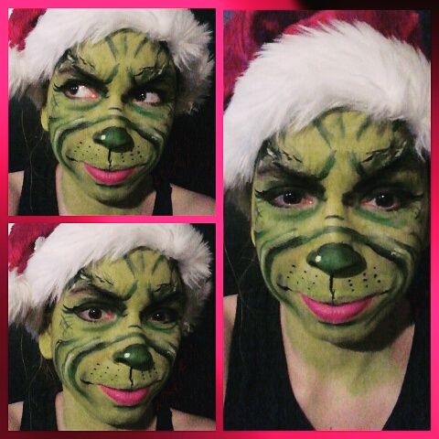 Grinch Face Painting at PaintingValley.com | Explore collection of ...