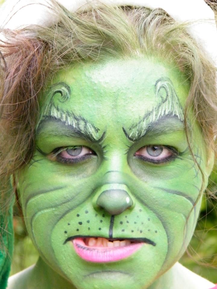 720x960 Cassie Morrison - Grinch Face Painting.