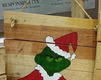 340x270 Grinch Painting Etsy - Grinch Painting