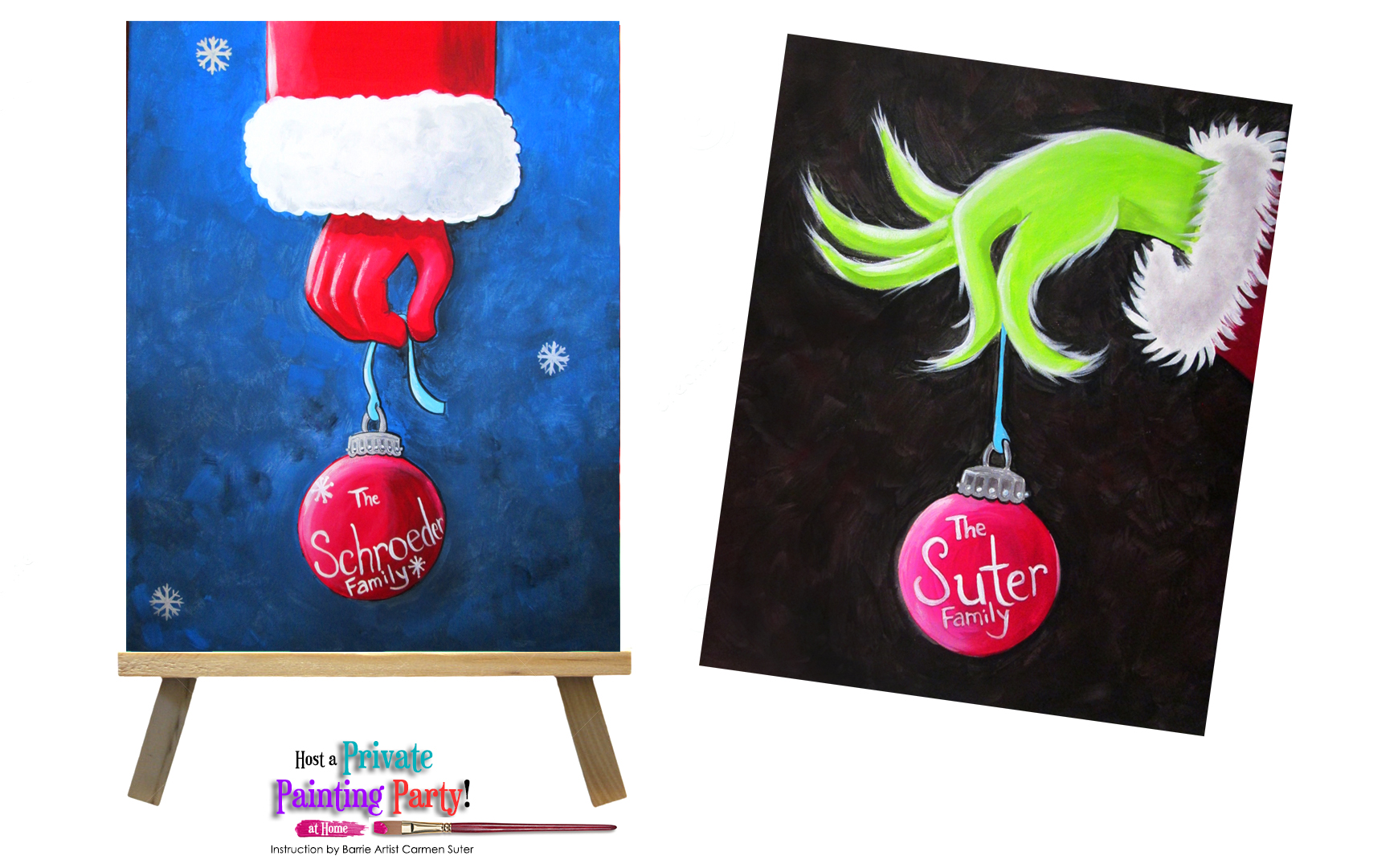 1740x1080 Private Painting Parties - Grinch Painting