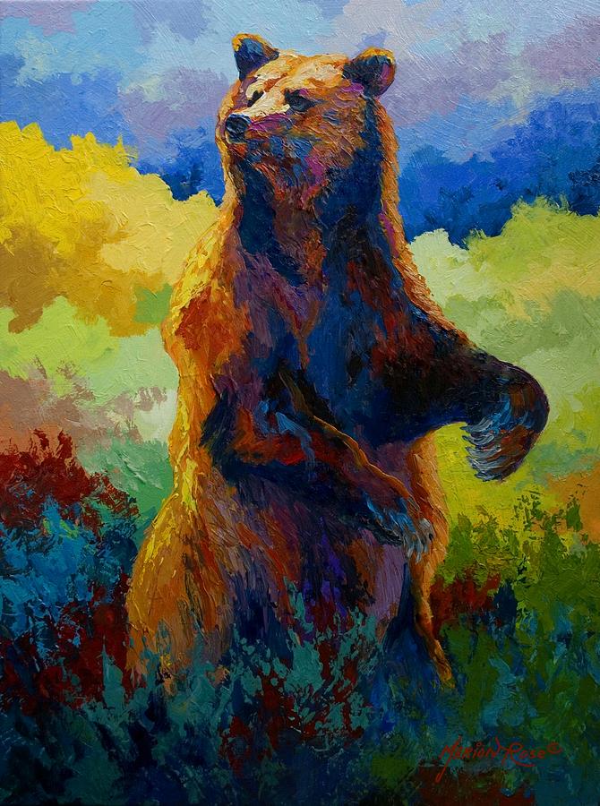 670x900 I Spy - Grizzly Bear Painting