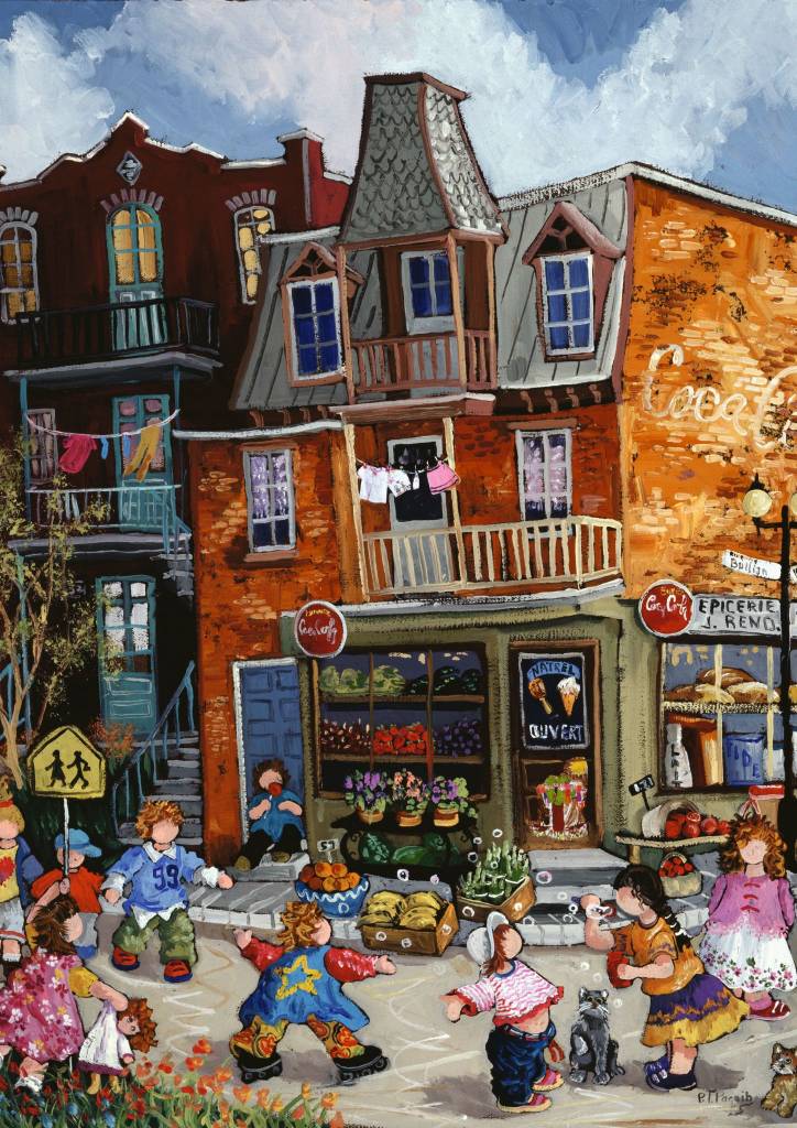 724x1024 P.paquin Rideau Grocery Store Impresarts, Gift Shop And Art - Grocery Store Painting