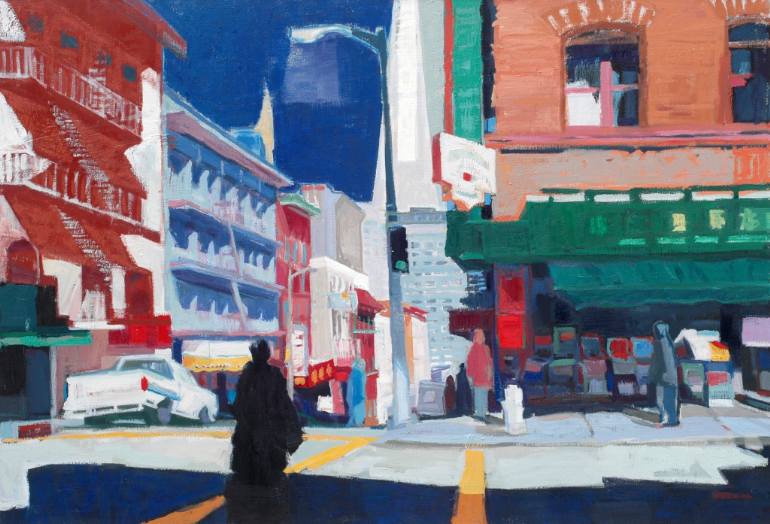 770x524 Saatchi Art Stockton's Grocery Store Painting By Maria Bill - Grocery Store Painting