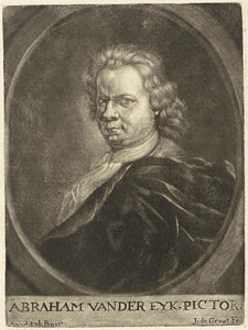 225x300 Self Portrait Of The Painter Abraham Van Der Eyk Painting By Jan - Groot Painting