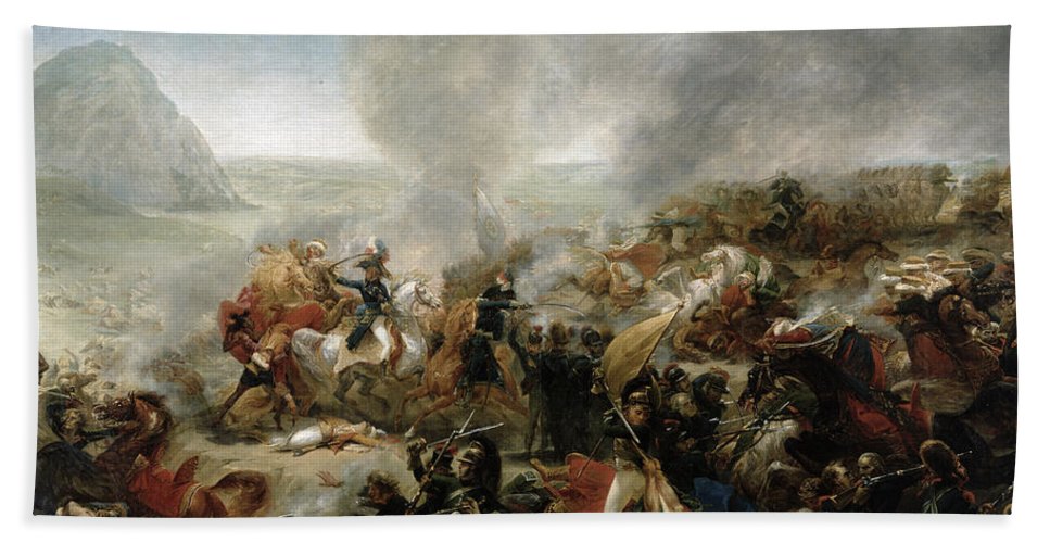 967x500 The Battle Of Nazareth Beach Sheet For Sale By Baron Antoine Jean Gros - Gros Painting