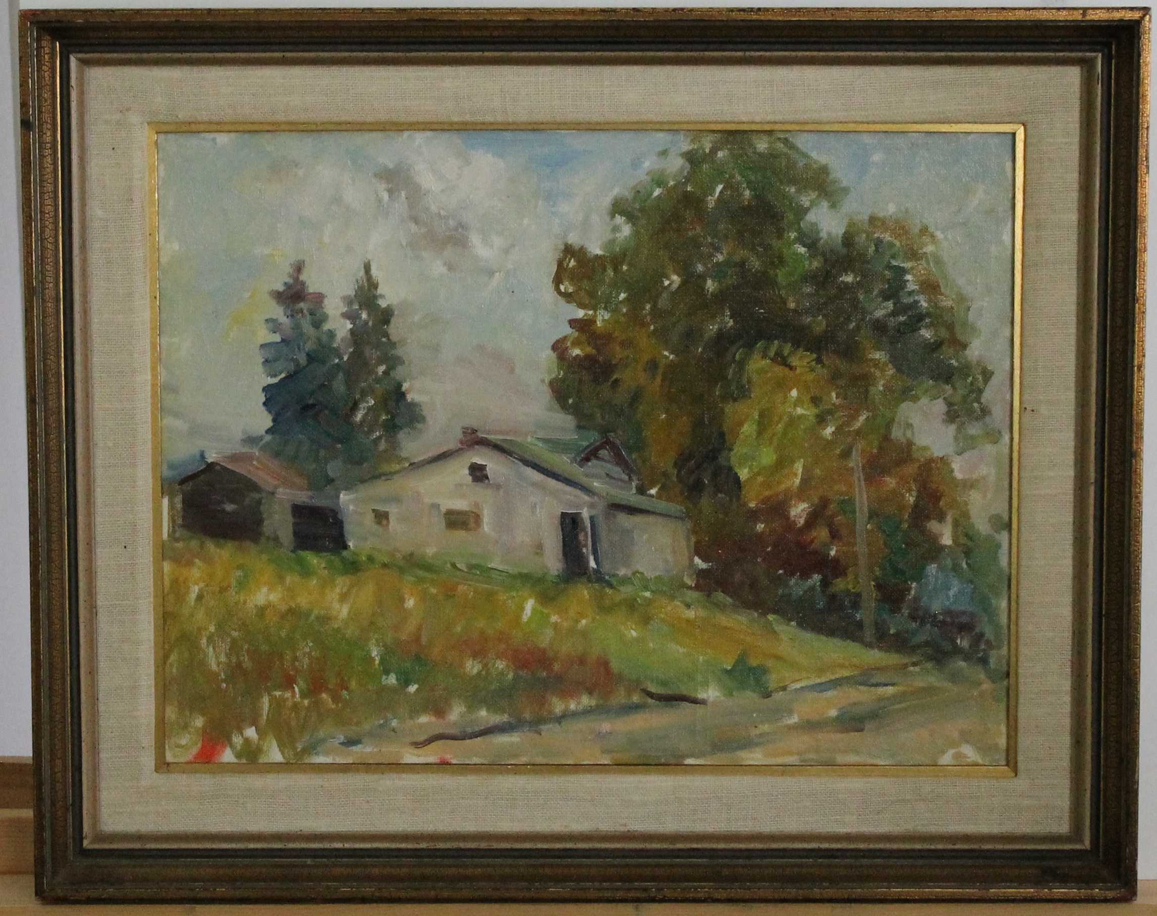 2293x1817 The Goodrow House Gros Cap Mi Early 60s Library House Gallery - Gros Painting