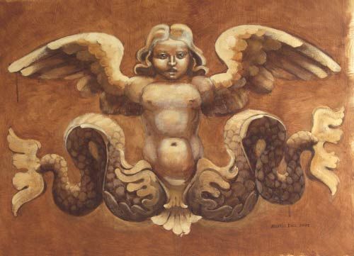 500x361 Grotesque Nero - Grotesque Painting