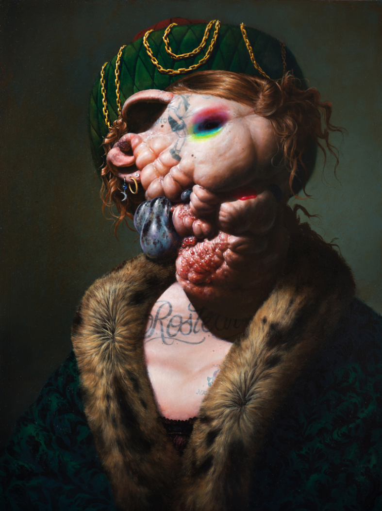 787x1053 Beautiful Oil Paintings Of Grotesque Creatures By Christian Rex - Grotesque Painting