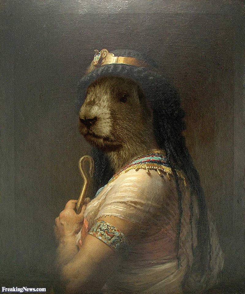 800x961 Groundhog In Egyptian Painting Pictures - Groundhog Painting