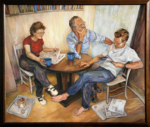 522x440 Rob Meinhard Paintings Amp Portraits - Group Of People Painting