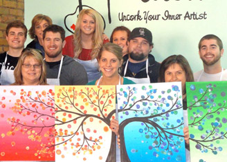 328x235 The Palette - Group Painting