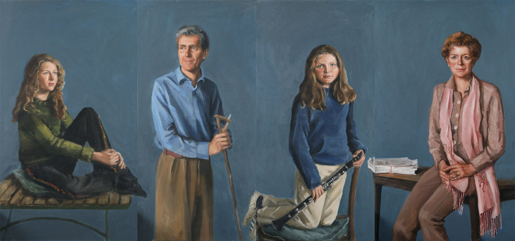 1024x481 Group Portraits Georgina Barclay Portrait Artist - Group Portrait Painting