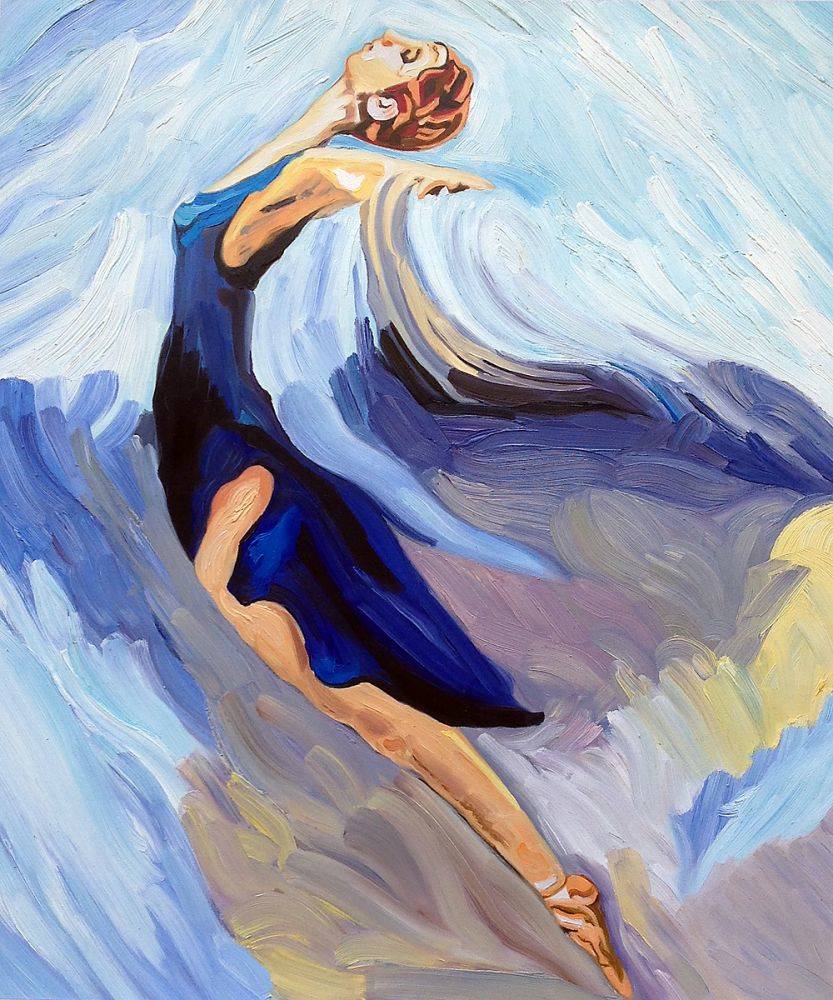 833x1000 Iris Grover, The Dance Reproduction - Grover Painting