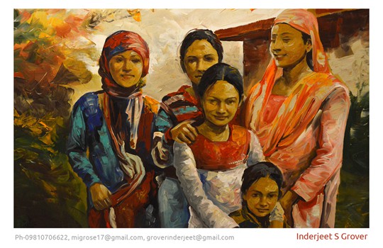 540x350 Journey Continue For . An Exhibition Of Paintings By - Grover Painting