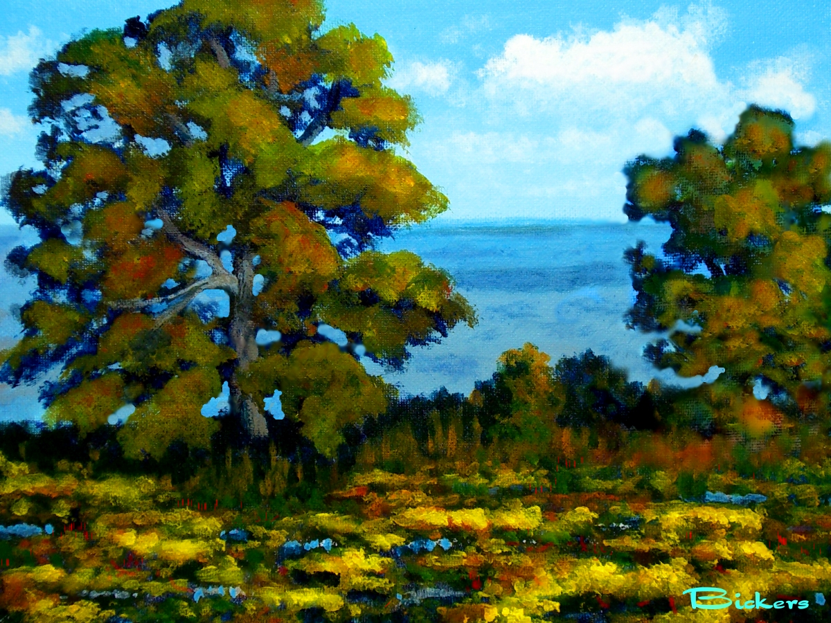 1200x900 Fine Art By Bob Bickers - Grumbacher Painting