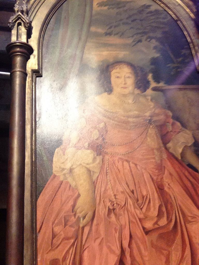 768x1024 Painting Of The Fat Lady, Outside The Gryffindor Common - Gryffindor Painting