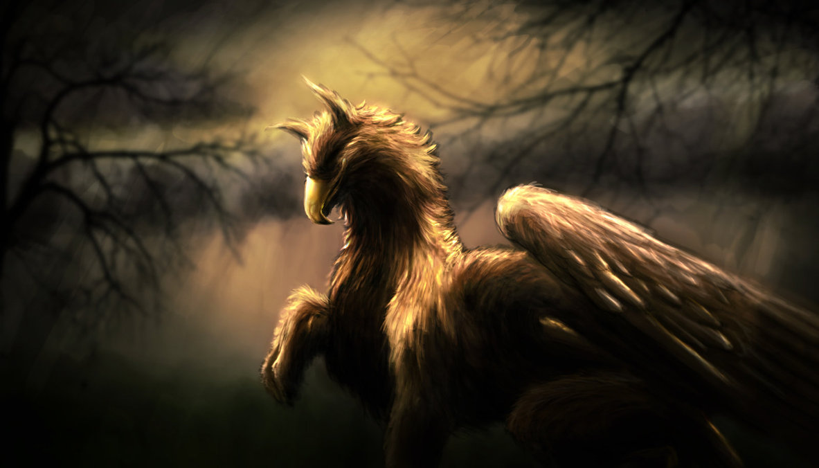 1183x676 Gryphon Speed Painting By Pittyputty - Gryphon Painting
