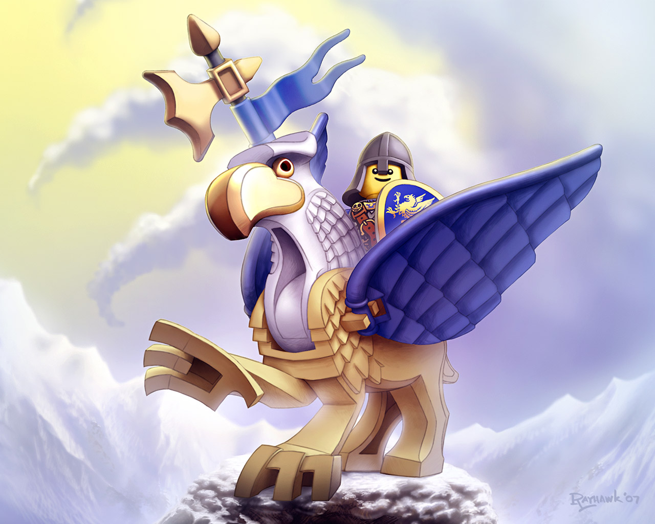 1280x1024 Classic View Topic - Gryphon Painting