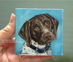 236x202 German Shorthaired Pointer Gsp Art Print Canvas By Thedoglover - Gsp Painting