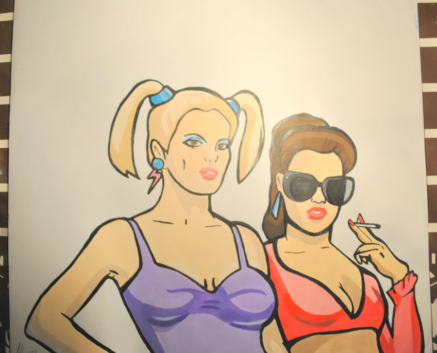 900x727 Gta Vice City Painting By Xxh4rr15xx - Gta Painting
