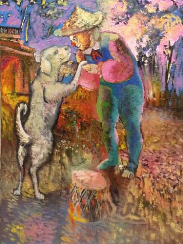 375x500 Saatchi Art Friend Painting By Andrey Soloviev - Gta Painting