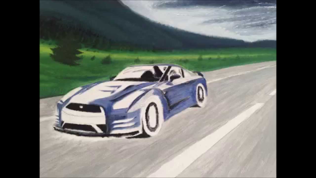 1280x720 Gtr Oil Painting. Sib - Gtr Painting