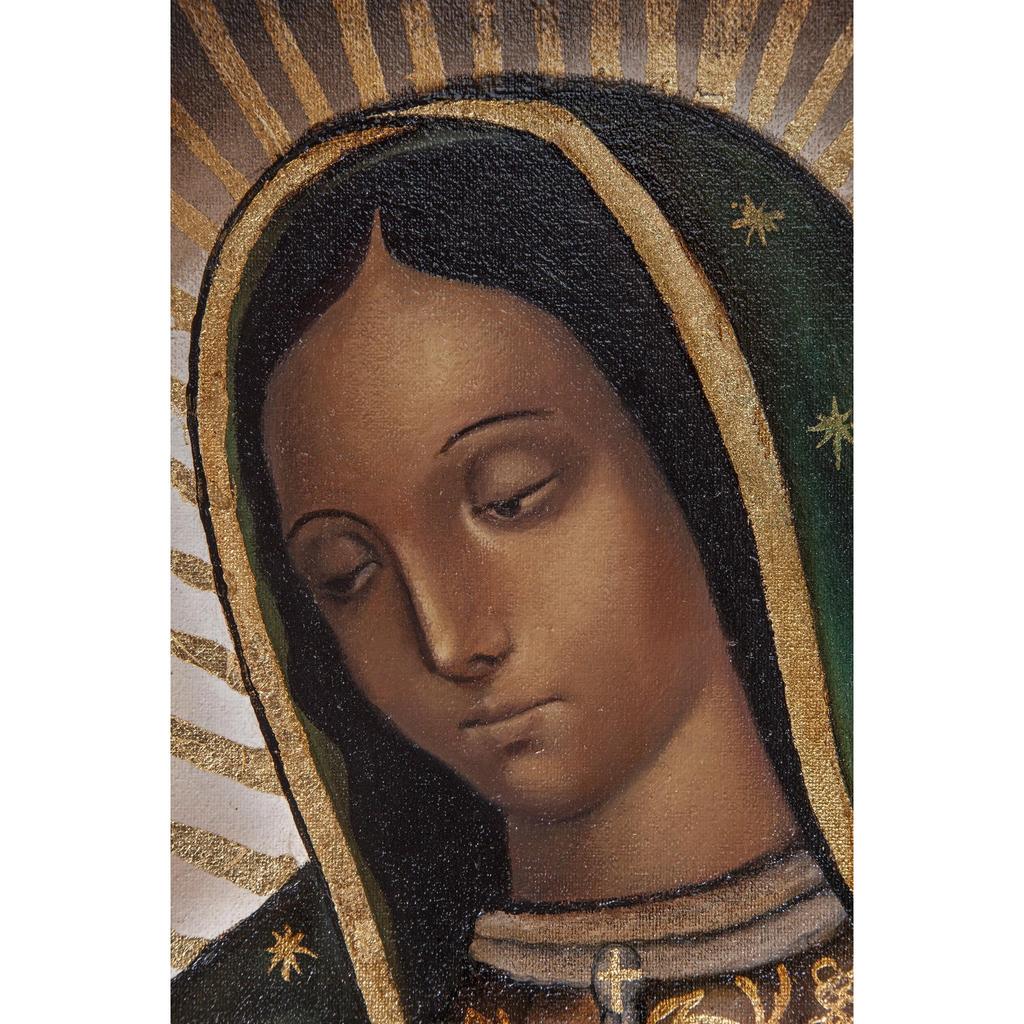 1024x1024 Virgen De Guadalupe Tradicional Al Oleo Mexican Folk Art Oil - Guadalupe Painting
