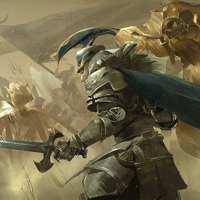 400x400 Artstation - Guan Yu Painting