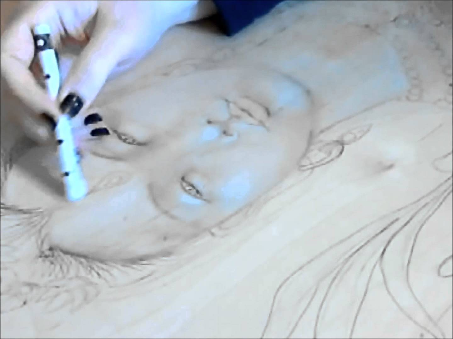 1440x1080 Kuan Yin (Original Painting By B.r.bryan) - Guanyin Painting