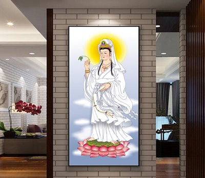 400x348 Qoo10 - Guanyin Painting