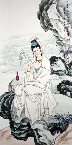 236x475 277 Best Guan Yin Images On Buddha Art - Guanyin Painting