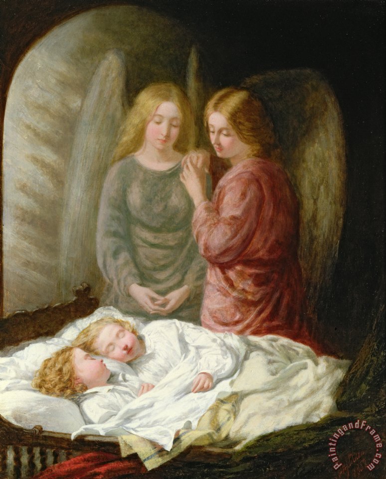 774x960 Joshua Hargrave Sams Mann The Guardian Angels Painting - Guardian Angel Painting