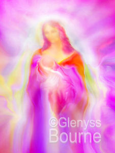 226x300 Madonna Picture Spiritual Guardian Angel Painting, Angel Art By - Guardian Angel Painting Artist