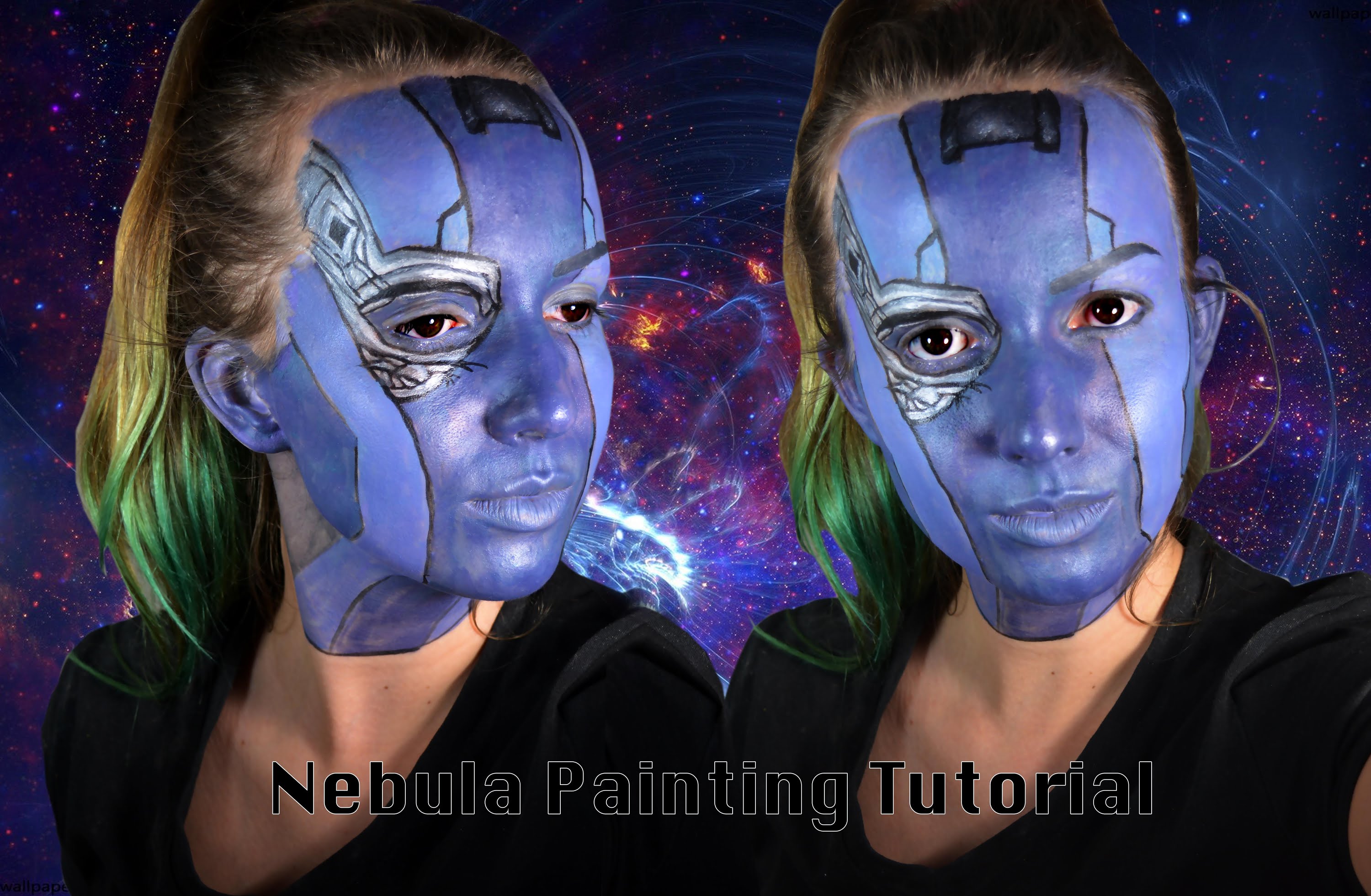 3000x1962 Guardians Of The Galaxy Nebula Halloween Tutorial! - Guardians Of The Galaxy Painting