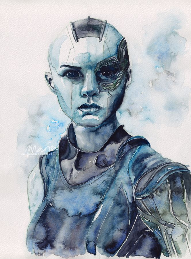 664x900 Sisterhood From Maria Bruggeman Originals Galaxy - Guardians Of The Galaxy Painting