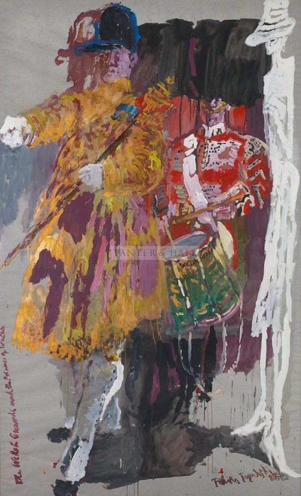 608x1000 Feliks Topolski (1907 - Guards Painting