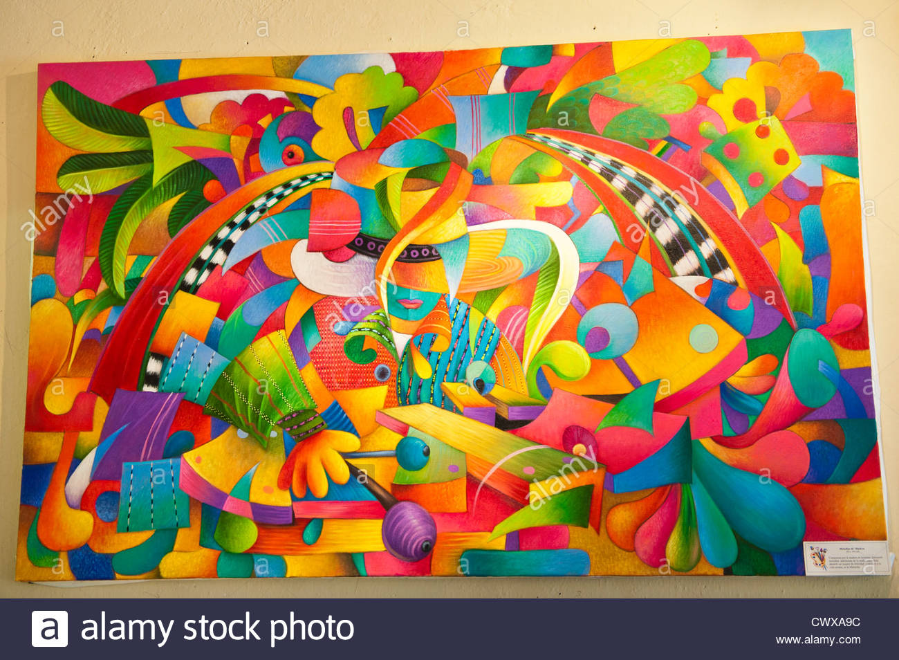 1300x954 Guatemala, Santiago Atitlan. Traditional Mayan Painting Art - Guatemala Painting